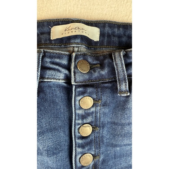 KanCan Signature Jeans High Rise Button Fly Dark Wash Denim Size‎ 26 - Picture 3 of 9